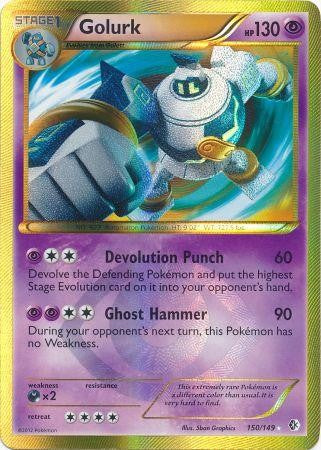 Golurk 150/149 - Pokemon Boundaries Crossed Ultra Rare Card