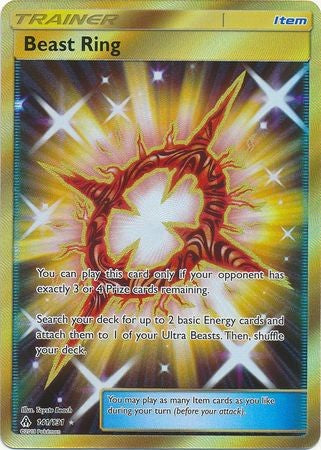 Beast Ring 141/131 Secret Rare - Pokemon Sun & Moon Forbidden Light Card