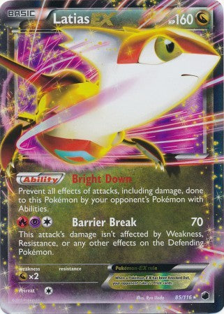 Latias EX 85/116 - Pokemon Plasma Freeze Ultra Rare Card