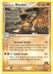 EX Aqua vs Magma - Rhydon