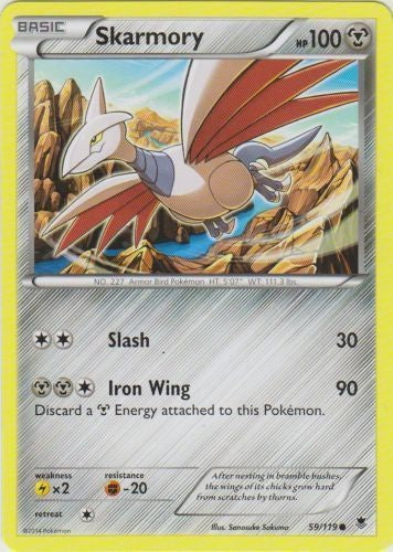 Skarmory 59/119 - Trainer Pokemon XY Phantom Forces Card
