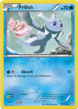 Frillish 38/135 - Pokemon Plasma Storm Common Card