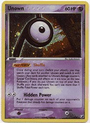 Pokemon ex Unseen Forces - Unown P