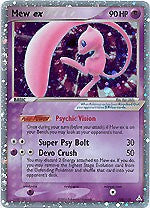 Pokemon EX Holon Phantoms Ultra Rare Card - Mew ex 100/110