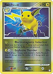 Pokemon Diamond & Pearl Mysterious Tresures - Raichu (Reverse Holofoil)