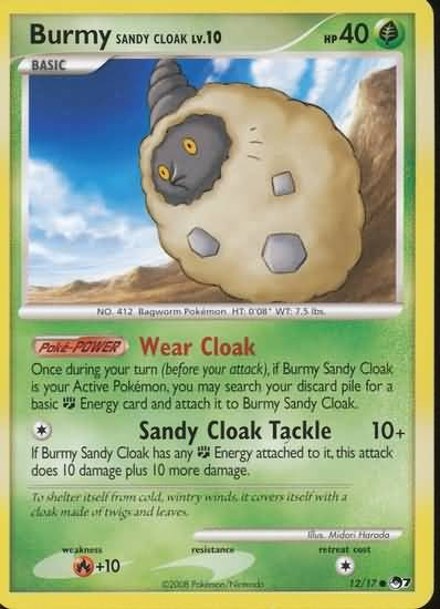 Pokemon Burmy 12/17 Common Promo Single Card