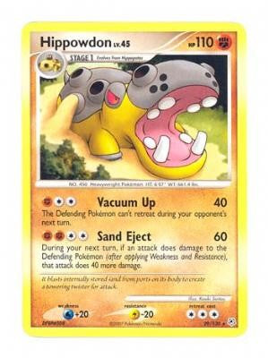 Pokemon Diamond & Pearl Rare Card - Hippowdon 29/130