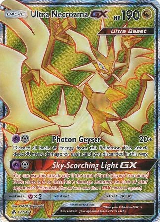 Ultra Necrozma GX 127/131 Full Art - Pokemon Sun & Moon Forbidden Light Card