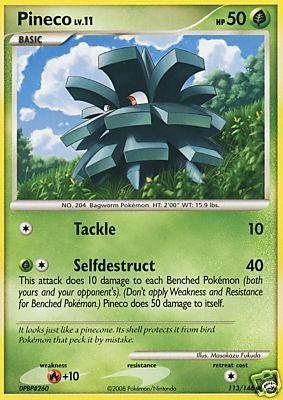 Pokemon Legends Awakened Common Card - Pineco 113/146