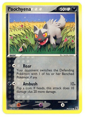 Pokemon EX Delta Species Common Poochyena #79