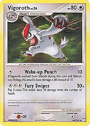 Pokemon Diamond & Pearl Mysterious Treasures- Vigoroth