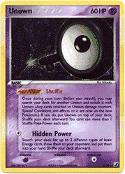 Pokemon ex Unseen Forces - Unown Q