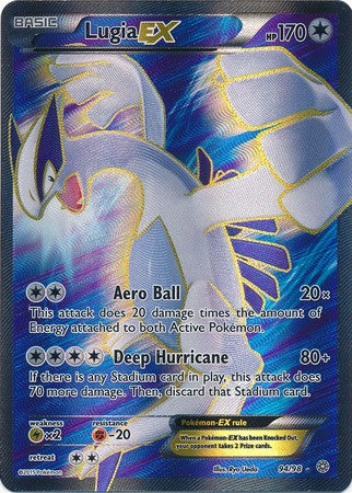lugia ex pokemon card Lugia EX 94/98 FULL ART
