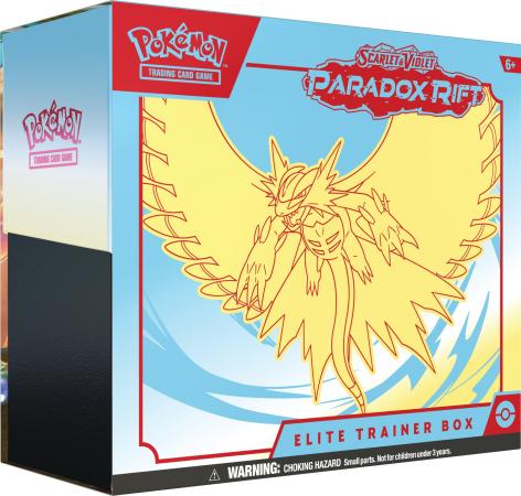Scarlet & Violet: Paradox Rift Roaring Moon (Blue) Elite Trainer Box (Pokemon) Pokemon Sealed Product