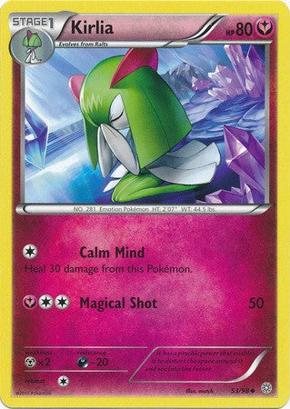 Kirlia 53/98 UNCOMMON - Pokemon XY Ancient Origins Card