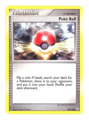 Pokemon Diamond & Pearl Uncommon Card - Poke Ball 110/130