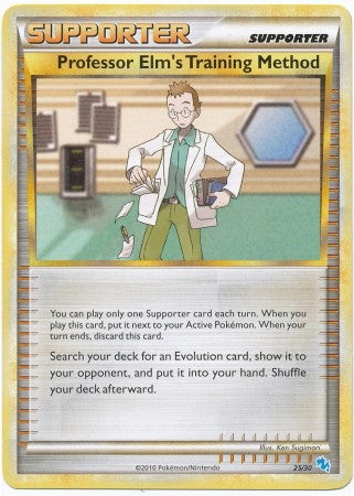 Pokemon Common Promo Card - Professor Elm's Training Method 25/30