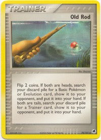 Pokemon EX Dragon Frontiers - Old Rod Card
