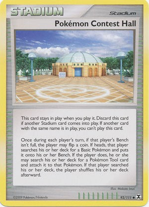Pokemon Platinum Rising Rivals Single Card Uncommon Pokemon Contest Hall 93/111