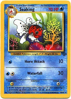 Pokemon Jungle Uncommon Card - Seaking 46/64
