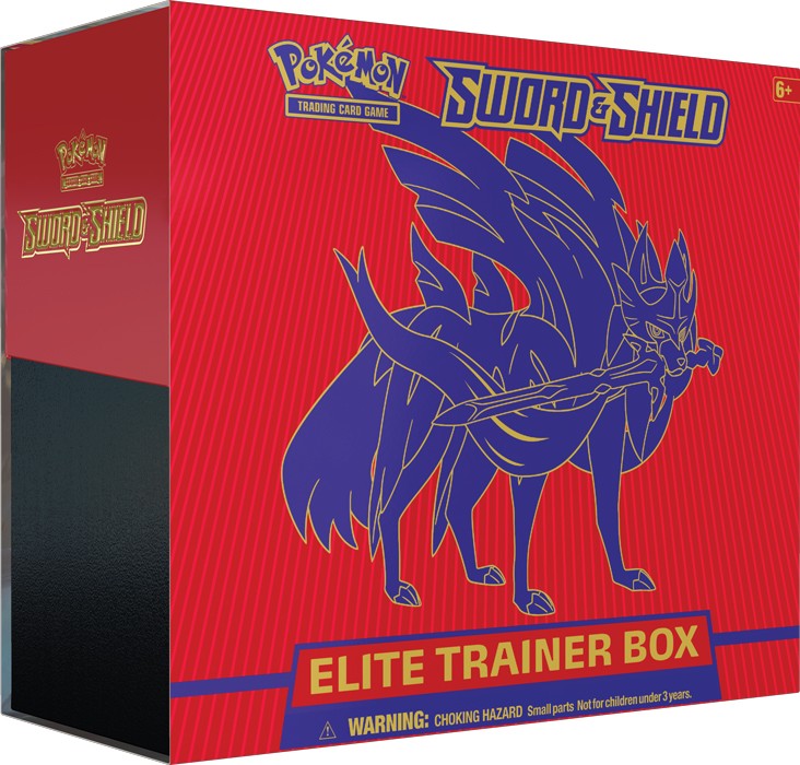 Pokemon - Sword and Shield Elite Trainer Box - Zacian