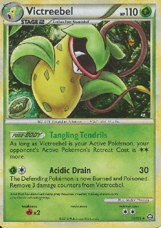 Pokemon Card HS Triumphant Victreebel Holo Rare 12/102