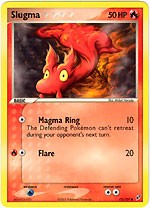 Pokemon EX Deoxys Common Card - Slugma 75/107
