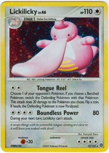 Pokemon Secret Wonders Holo Rare Card - Lickilicky 12/132