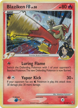 Pokemon Supreme Victors Holo Rare Card - Blaziken FB 2/147
