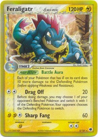 Pokemon EX Dragon Frontiers - Feraligatr (Holofoil) Card