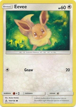 Eevee 104/156 Common - Pokemon Ultra Prism