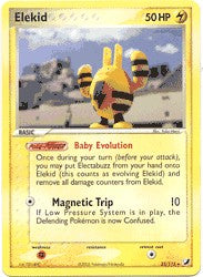 Pokemon EX Unseen Forces Rare Card - Elekid 23/115