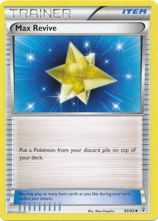 Max Revive 65/83 Uncommon - Pokemon Generations Card