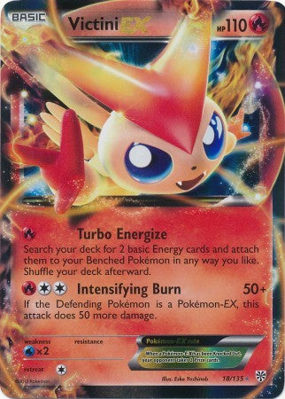 Victini EX 18/135 - Pokemon Plasma Storm Ultra Rare Card