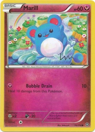 Marill 76/114 Common - Pokemon XY Steam Siege Card