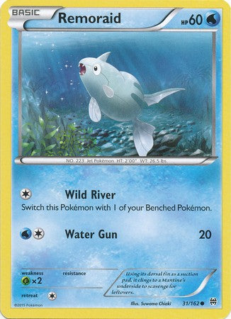 Remoraid 31/162 Common - Pokemon XY Break Through Card