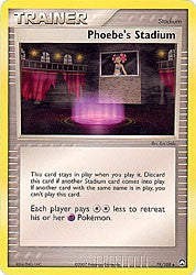 Pokemon EX Power Keepers Uncommon Card - Phoebe's Stadium 79/108