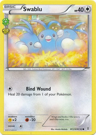 Swablu RC23/RC32 Common - Pokemon Generations Card
