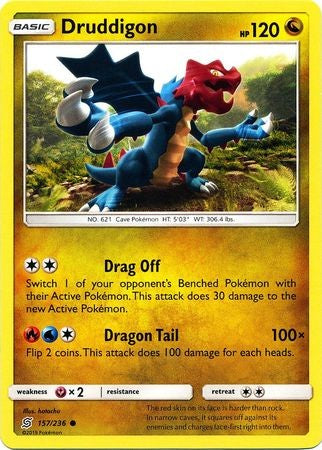 Druddigon - 157/236 - Common Sun & Moon: Unified Minds