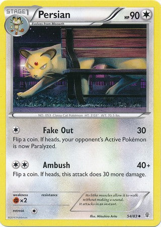 Persian 54/83 Uncommon - Pokemon Generations Card