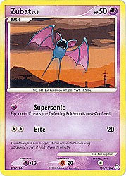 Pokemon Diamond & Pearl Mysterious Treasures- Zubat