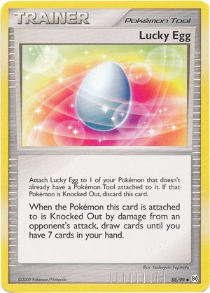 Pokemon Platinum Arceus Single Card Uncommon Lucky Egg 88/99