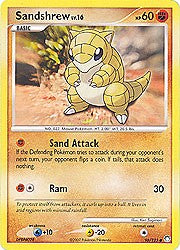 Pokemon Diamond & Pearl Mysterious Treasures- Sandshrew