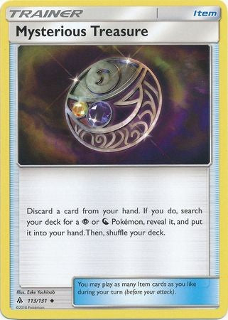 Mysterious Treasure 113/131 Uncommon - Pokemon Sun & Moon Forbidden Light Card