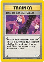 Neo Destiny Trainer - Team Rocket's Evil Deeds