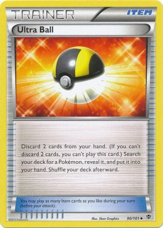 Ultra Ball 90/101 - Pokemon Plasma Blast Uncommon Trainer Card