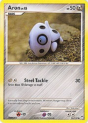 Pokemon Diamond & Pearl Mysterious Treasures- Aron