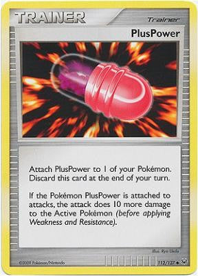 Pokemon Platinum Edition Uncommon Card - PlusPower 112/127