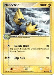 Pokemon EX Emerald Rare Card - Manectric 16/106