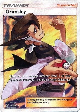 Grimsley - 234/236 - Full Art Ultra Rare Sun & Moon: Unified Minds